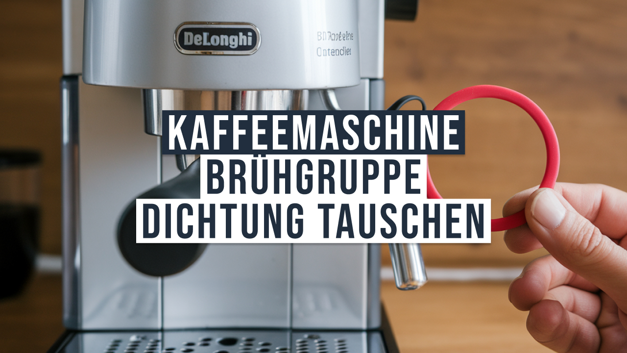 DeLonghi ECAM Brühgruppe Dichtungen tauschen - revidieren